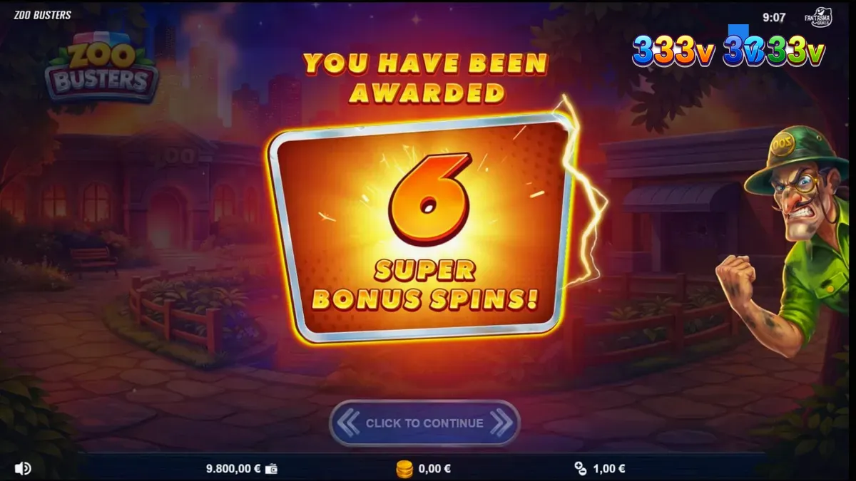 Tampilan visual slot Zoo Busters dengan karakter hewan bergaya punk